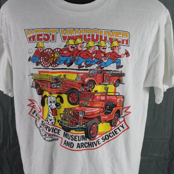 Graphic T-shirt (VTG) - West Vancouver Fire Museum - Men's Extra-Large - Picture 2 of 7